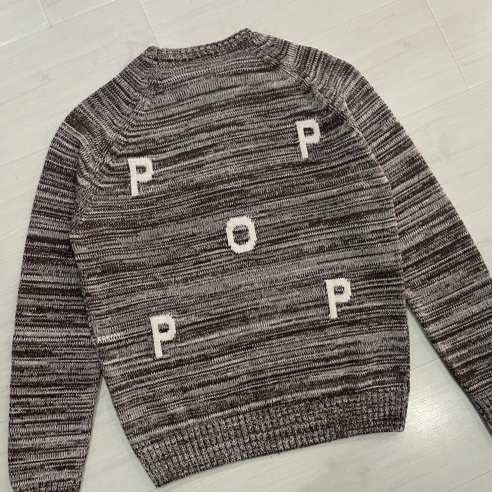 Jersey Pop Trading Company Knitted Melange Crewneck